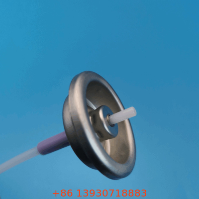 Düğme Etkinleyici ile Gümüş Ölçümlü Aerosol Valf 0.1-0.2 Ml/s