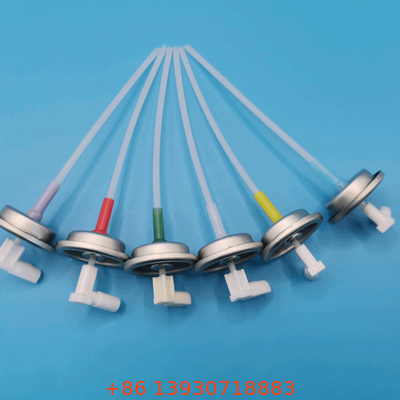 Yüksek Standart Ölçülmüş Aerosol Valf 0.1-0.2 Ml/s Akış Hızı Düğme Aktiflatörü Tianjin Limanı