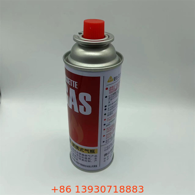 Sıcak tencere pişirme ekipmanları için 65 X 158 mm butan gaz silindir