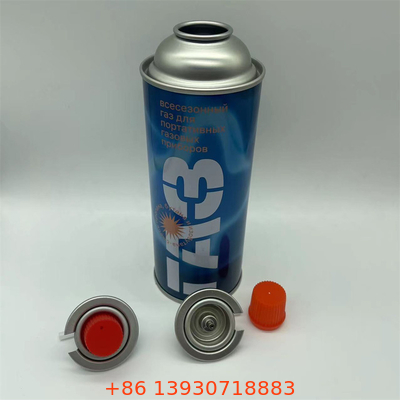 220g ve 227g sarı butan gazı ve hafif gaz için butan gazı kutuları