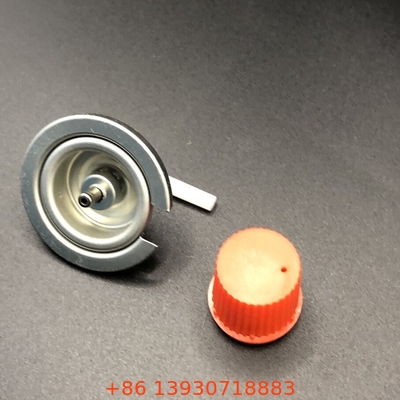 CGA 600 giriş ipliği ile el rengi siyah butan gaz valfi