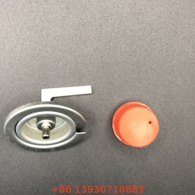 CGA 600 giriş ipliği ile el rengi siyah butan gaz valfi