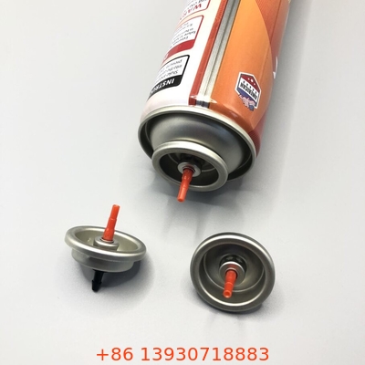 Ergonomik Gaz Çakmacı Doldurma Valfı Plastik Butane Gaz Kökü Uzun süreli için Kırmızı Renk