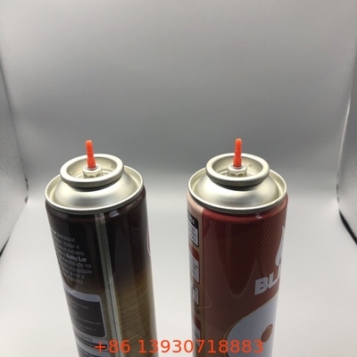 Her iki tarafa da montajlı bardak gaz fenerini yeniden doldurma vanası