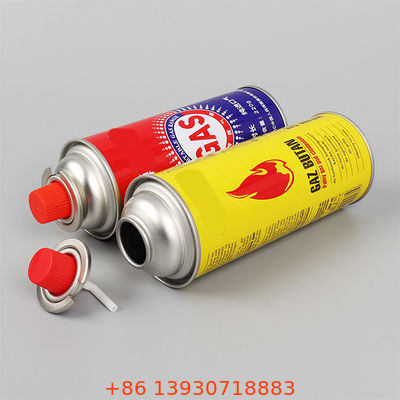 Kamp ve piknikler ve masa üstü yemek pişirme için Kırmızı Kapaklı Bütan Gaz Sobası Aerosol Valfi