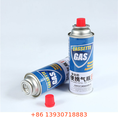 Butane gazı kartuşu ve hafif gaz kullanımı için sağlam butan gazı kapı