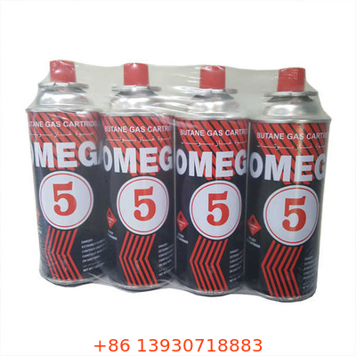 Gaz ve hafif gaz için butan gazı kutuları 65 X 158 mm Paket içeriği