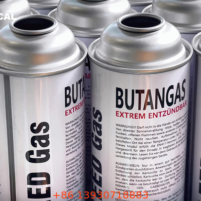 Özel Logo Düz Duvarlı Butan Gaz Tankı