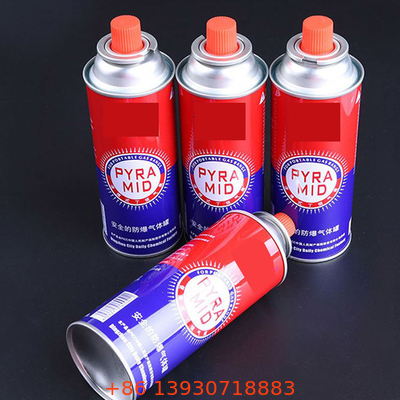 Butane gazı kartuşu ve hafif gaz kullanımı için sağlam butan gazı kapı