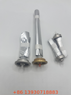 Precision Male Bag on Valve for Cosmetic Mists with Adjustable Spray Patterns (Ayarlanabilir püskürtme desenleri ile kozmetik sisleri için valf)