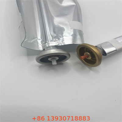 İyi Sıfırlama 0.2-0.4Mpa Basınçlı Plastik Silindir Torbası Valf Aerosolu Üzerinde Ekolojik Dostu Tasarım