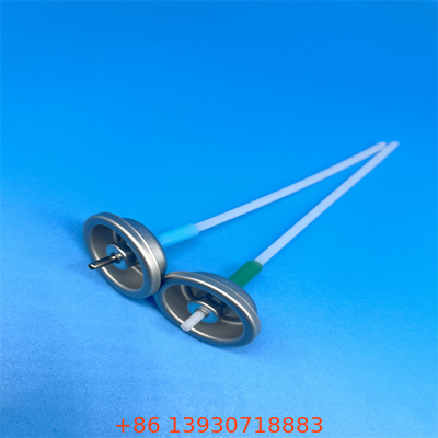 Meterli Alüminyum Aerosol Valve Tek Kullanımlı Düğme Etkinleyici Gümüş Finish Tianjin Örneği Mümkün