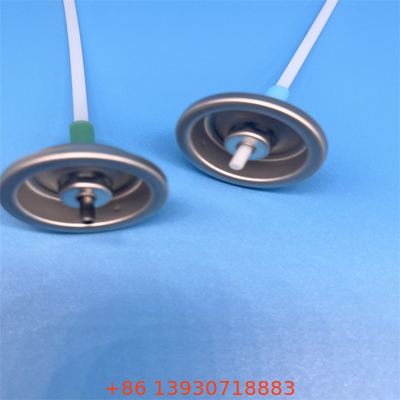 Alüminyum Aerosol Valve Button Actuator Mist Spray Gümüş Kutu