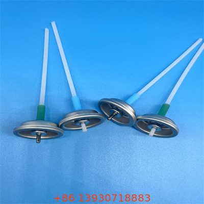 Alüminyum Aerosol Valve Button Actuator Mist Spray Gümüş Kutu