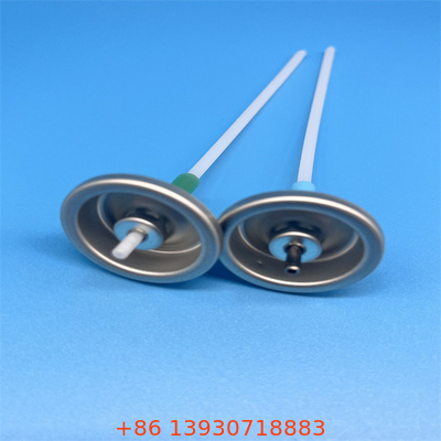 Metallik Gümüş Alüminyum Aerosol Valve Button Actuator Ücretsiz Örnekler