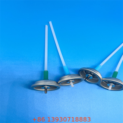 Metallik Gümüş Alüminyum Aerosol Valve Button Actuator Ücretsiz Örnekler