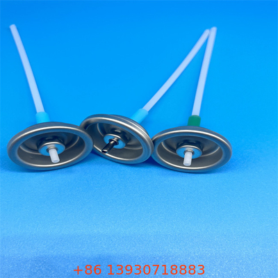 Alüminyum Ölçülü Valve Mist Spray Button Actuator Tek Kullanımlı Gümüş Finish