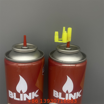 Kısa süre ve gaz çakmak için metal / plastik dolgu valfi
