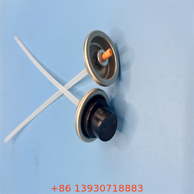 Standart Doğal püskürtülen boya Aerosol Valve Açık Laklı Teneke Montaj Kupası