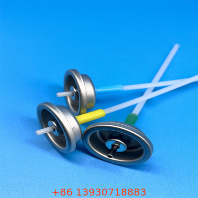 Tek kullanımlı ölçümlü aerosol valfi püskürtme hızı 50/75/100/120/150/200mcl Alüminyum gövde ve gazket mühürle
