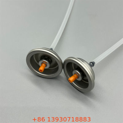 Aerosol Oksijen püskürtme valfi. Oksijen artışı, sağlık ve güzellik spreyleri için hassas bir dağıtıcı.