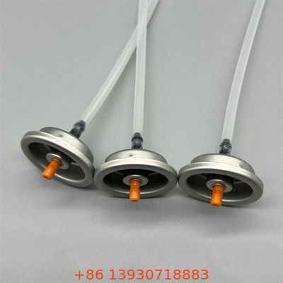 Aerosol Oksijen püskürtme valfi. Oksijen artışı, sağlık ve güzellik spreyleri için hassas bir dağıtıcı.