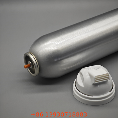 1 İnç Teneke Tıraş Köpüğü Valfi Kimyasal Aerosol Metal Kutular için Metal Aktüatör