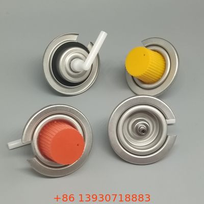 Taşınabilir yanıcılarla uyumlu yüksek basınçlı butan gaz kartuşu valfi