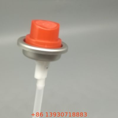 Güvenilir akış kontrolü ile tüm yönlü püskürtme için aerosol valfi