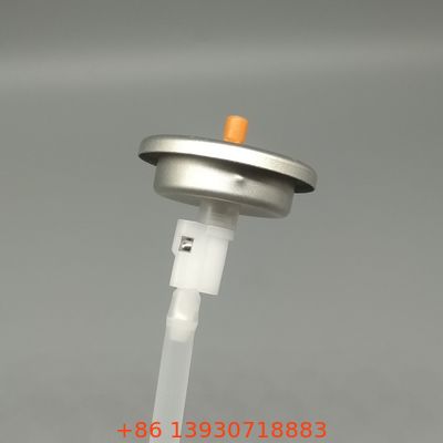 Güvenilir akış kontrolü ile tüm yönlü püskürtme için aerosol valfi