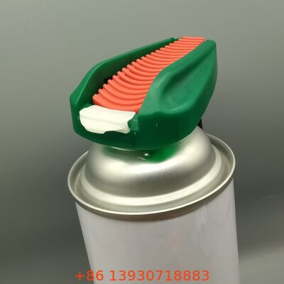 Doğru hedefli püskürtme için uzun uzantılı samanlı bir aerosol tetikleyici aktüatörü