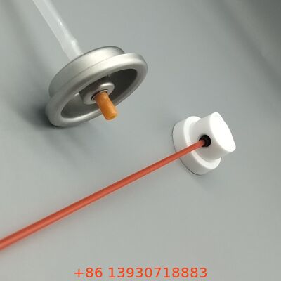 Nüfuz Eden Yağ için Sızdırmaz Kıvrımlı Conta Tasarımlı Aerosol WD-40 Püskürtme Valfi