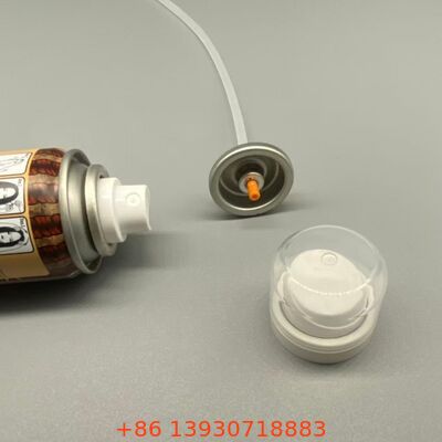 Ultra-Fine Mist Nozzle Aerosol Valve for Dry Shampoo with Residue-Free Performance and 360-Degree Operation (Kuru şampuan için ultra ince sis nozlu aerosol valfi, kalıntı içermeyen performans ve 360 derecelik çalışma)