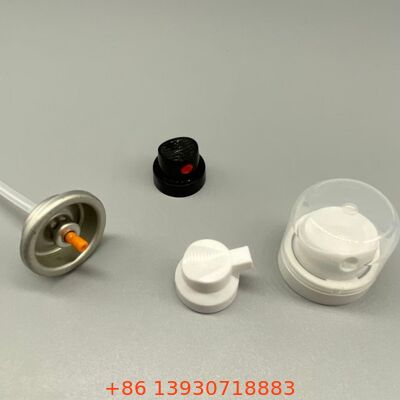 Ultra-Fine Mist Nozzle Aerosol Spray Valve, kalıntı içermeyen performans ve 360 derecelik çalışma için