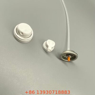 Kuru Şampuan Aerosol Spray Valve, kalıntısız performans ve 360 derecelik çalışma için ultra ince sis nozlu