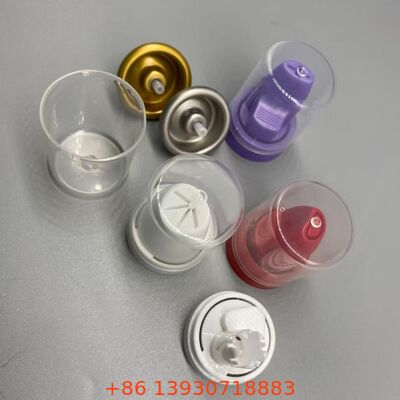 Alüminyum Yapı Korozyona Dirençli Aerosol Sprey Valve Hair Mousse için 360 Derece İşlevselliği