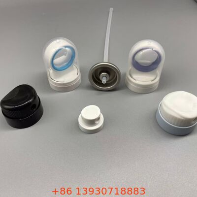 Sürekli Püskürtme Güneş Kremi Uygulamaları için Güvenlik Kapaklı Güneş Koruyucu Aerosol Valfı