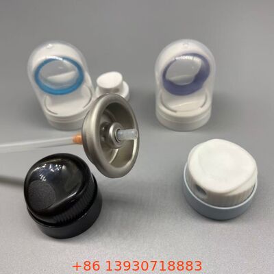 Kontrollü Çıktı Teknolojisi, tıkanıklığa dayanıklı nozel ve 360 derecelik çalışma ile Aerosol Güneş Koruyucu püskürtme valfi