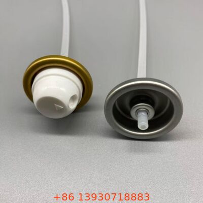 360° dağıtım teknolojisi ve standart alüminyum konserveler için evrensel uygunlukla sızıntıya ve tıkanmaya karşı dayanıklı deodorant vücut püskürtme valfi