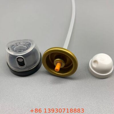 Deodorant ve Parfüm uygulamalar için 360° dağıtım, sızıntı-kanıtlı mühür ve bir inç boyutlu birerosol vücut püskürtme valfi