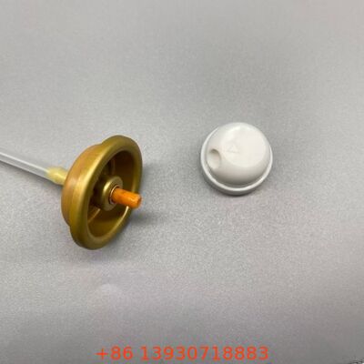 Deodorant ve Parfüm uygulamalar için 360° dağıtım, sızıntı-kanıtlı mühür ve bir inç boyutlu birerosol vücut püskürtme valfi