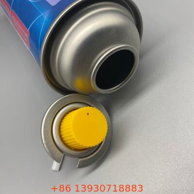 Taşınabilir pişirme ekipmanları için tutarlı akış kontrolü ile bir inç sızıntı geçirmez aerosol butan valfi