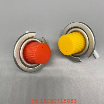 Kırmızı kapağı olan ağır 1 inçlik dış mekan yemek soba valfi