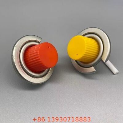 Taşınabilir pişirme ekipmanları için tutarlı akış kontrolü ile bir inç sızıntı geçirmez aerosol butan valfi