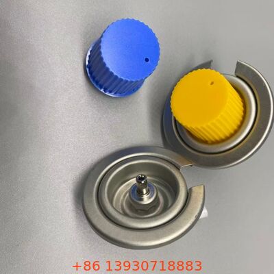 1 İnç Dış Mekan Pişirme Sobası Vanası Kırmızı Emniyet Kapağı ile