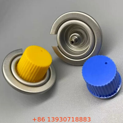 Taşınabilir sobalar ve meşaleler için hassas 1 inçlik sızıntıya dayanıklı teneke butan gaz valfi