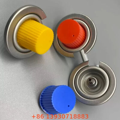 Kesin dağıtım için teneke plaka yapısı olan 1 inçlik sızıntıya dayanıklı butan gaz valfi