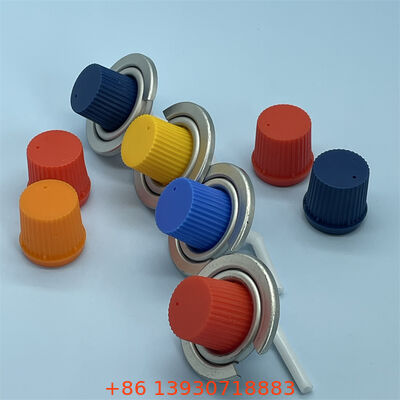 Butane Stove Valve, Gas Control Valve For Portable Camping Stove Canister Packaging, Safety Gas Dispensing Valve For Butane Fuel Container Application