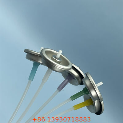 1 inç ölçümlü aerosol valfi ayarlanabilir püskürtme hızı ve hassas dozlama için özelleştirilebilir aktüatör rengi ile