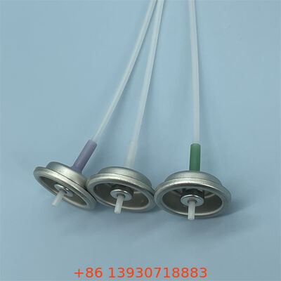 1 inç ölçümlü aerosol valfi ölçülmüş dağıtım sistemi ve özelleştirilebilir aktüatör rengi ile